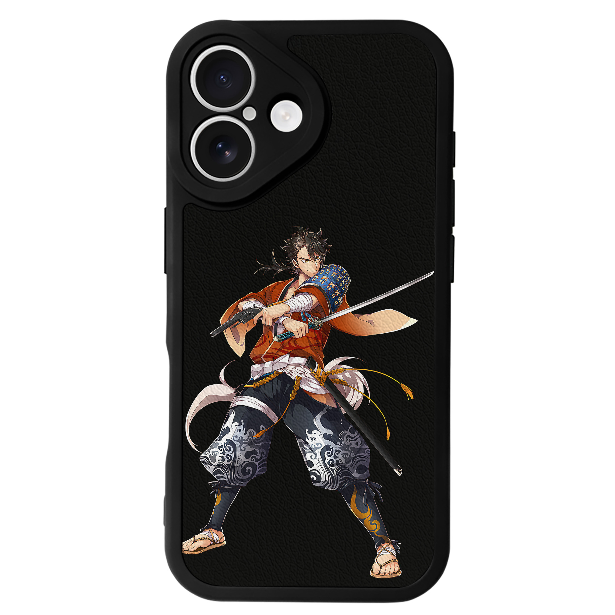 （画像用） 刀剣乱舞 Touken Ranbu 【iPhone 16シリーズ対応】シリコンスマホケース（レザー調） 材質：シリコン